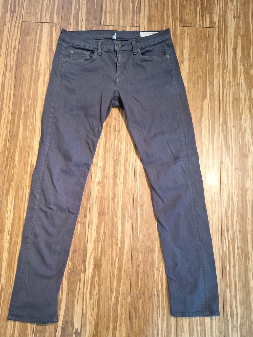 Rag & Bone Womens The Dre Aged Char Gray Jeans Size 29 NWOT